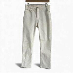 GAP Women's High Rise Cream Jeans